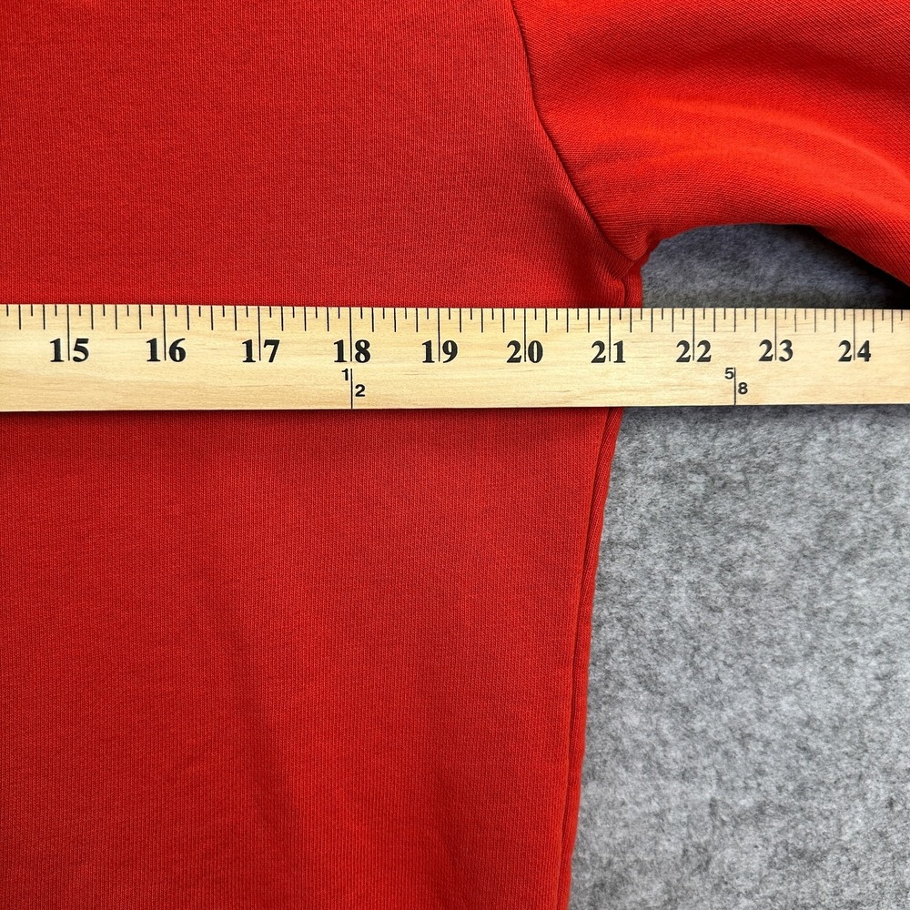 Adidas Originals Adicolor Essentials Trefoil Hoodie Mens Red M HE5108 - Picture 6 of 10